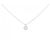 Autre Marque Collana in oro bianco e diamanti Au750 Argento