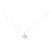 Autre Marque Collana in oro bianco Au750 e diamanti Argento
