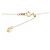 Autre Marque Collana in oro bianco Au750 e oro giallo Au750 con diamanti D'oro - vista 5