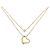 Autre Marque Collana Cuore di Diamante Au750 D'oro