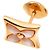 Orecchino Louis Vuitton Star Color Blossom BB Pink Shell D'oro - vista 4