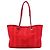 Borsa Tote con Catena Chanel Deauville MM Rosso