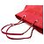 Borsa Tote con Catena Chanel Deauville MM Rosso - vista 6