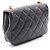 Borsa a tracolla Chanel in pelle matelassé nera Nero - vista 2