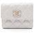 Cartera tríptico matelassé gris Chanel Castaño