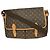 Louis Vuitton Sac Gibeciere Messenger Bag Monogram Canvas GM Marrone
