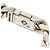Bracciale Charm Louis Vuitton LV Signature Argento - vista 4