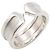Cartier C2 Band Ring aus 18K Weißgold Golden