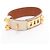 Hermès Hermes Collier de Chien 24 Bracciale Accessorio D'oro Crudo - vista 3