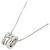 Bulgari Collana Bvlgari B-zero1 in oro bianco 18K Argento