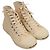Balenciaga Paris Sneakers Alte Beige - vista 2
