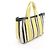 Everyday Bolsa 2-Way Balenciaga Barbes Preto Branco Amarelo - vista 2