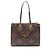 Borsa Tote 2-Way Louis Vuitton OnTheGo MM Monogram Giant Reverse Marrone Beige