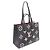Borsa Tote Louis Vuitton OnTheGo MM Bicolor Nero Beige - vista 2