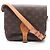 Bolsa de Ombro Louis Vuitton Monogram Cartouchiere MM Marrom Monograma