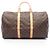 Borsa Boston Louis Vuitton Keepall 50 Marrone Monogramma