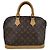 Borsa Louis Vuitton Alma Monogram Canvas PM Marrone