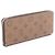Cartera Long Clemence Louis Vuitton Castaño Monograma - vista 2