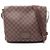 Borsa a Spalla Louis Vuitton Brooklyn MM Damier Ebene Marrone