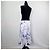 Roberto Cavalli Floral Midi Skirt - Garden Party Style White Blue - view 3