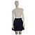 Vestito Skater Color Block Ted Baker - Crema e Blu Navy Bianco Blu scuro