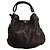 Marni Borsa Hobo Zip Around - Pelle Craquelé Nera Nero