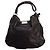 Marni Borsa Hobo Zip Around - Pelle Craquelé Nera Nero - vista 3