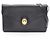 Borsa a tracolla in pelle nera Christian Dior Nero