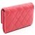 Chanel CC Filigree Matelassé Bi-fold Wallet Rot - Ansicht 2