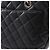 Borsa Tote Chanel Matelassé Grand Shopping Nero - vista 8