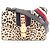 Borsa a tracolla 2 vie Gucci Sylvie Small Web Line Nero Multicolore Beige