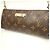 Borsa a Spalla Louis Vuitton Monogram Eva Marrone - vista 4