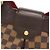 Borsa Louis Vuitton Damier Sistina PM Marrone - vista 3
