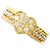 Autre Marque Eleganter Diamantring Golden