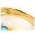 Autre Marque Anello a fascia in oro giallo 18K e platino con turchese e diamante D'oro - vista 5