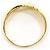 Autre Marque 18K Gelbgold-Ring mit Diamant Golden - Ansicht 2