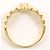 Autre Marque 18K Gelbgold-Ring mit Diamant Golden - Ansicht 2