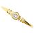 Autre Marque Anillo de banda en oro amarillo de 18K con diamante Dorado