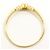 Autre Marque Anillo de banda en oro amarillo de 18K con diamante Dorado - vista 2
