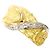 Autre Marque Platin- und Gelbgold-Diamantring Golden