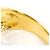 Autre Marque Platin- und Gelbgold-Diamantring Golden - Ansicht 6