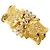 Autre Marque 18K Gelbgold-Ring mit Diamant Golden