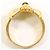 Autre Marque 18K Gelbgold-Ring mit Diamant Golden - Ansicht 3