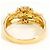 Autre Marque 18K Gelbgold-Ring mit Diamant Golden - Ansicht 4