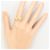 Autre Marque 18K Gelbgold-Ring mit Diamant Golden - Ansicht 7