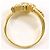 Autre Marque 18K Gelbgold-Ring mit braunem Diamanten Golden - Ansicht 3