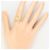 Autre Marque 18K Gelbgold-Ring mit braunem Diamanten Golden - Ansicht 7