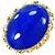 Autre Marque 18K Gelbgold-Ring mit Lapis Lazuli Golden