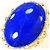 Autre Marque 18K Gelbgold-Ring mit Lapis Lazuli Golden - Ansicht 2
