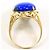 Autre Marque 18K Gelbgold-Ring mit Lapis Lazuli Golden - Ansicht 3
